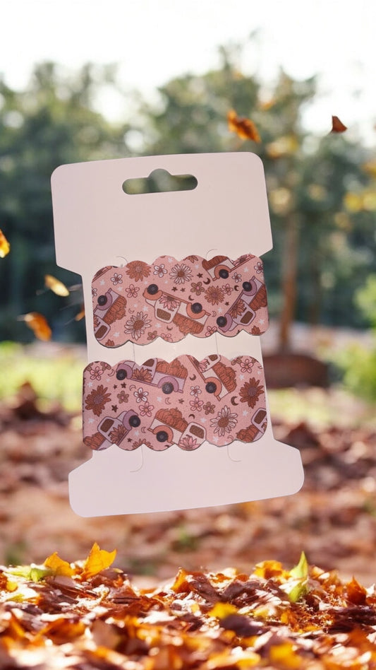 Pink fall trucks clips